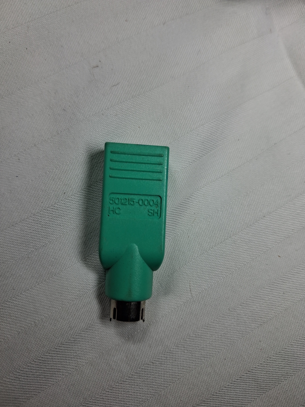 Green PS/2 to Mini-DIN Adapter - Compatible Laptop & Desktop Connector
